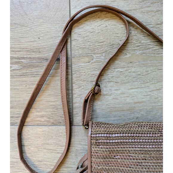 NEW Elliot Lucca Fringed Leather Crossbody Bag Brown Melaya Bali Western Cowgirl - Picture 7 of 12